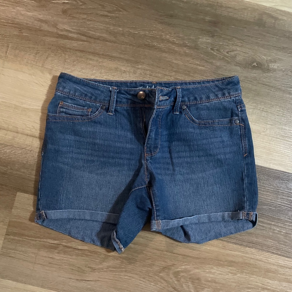 Medium Wash Denim Shorts